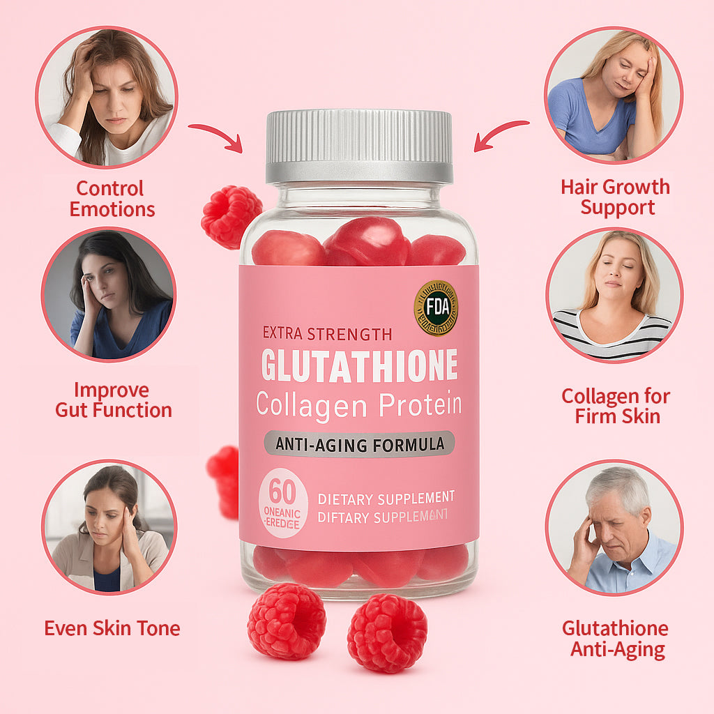 One Gummy, Total Wellness  Balance Gut, Glow Skin, Strong Hair — All in One